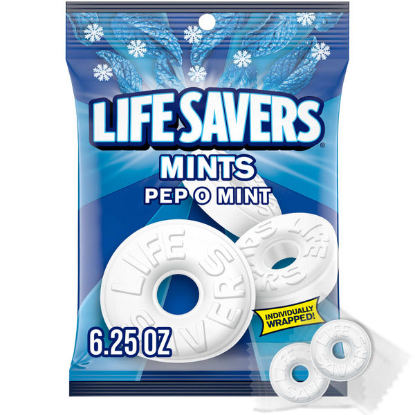 Life Savers PepOMint Breath Mints Hard Candy Individually Wrapped