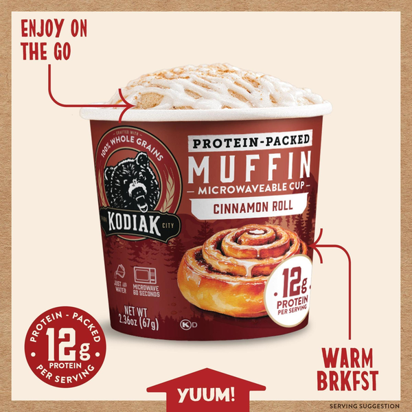 Kodiak Muffin, Cinnamon Roll