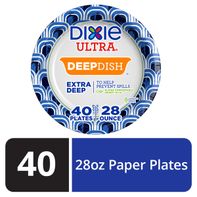DIXIE ULTRA® COMPOSTABLE DEEP DISH PAPER PLATES, 2...
️