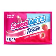 SweeTARTS Ropes Candy Tangy Strawberry Soft And Chewy