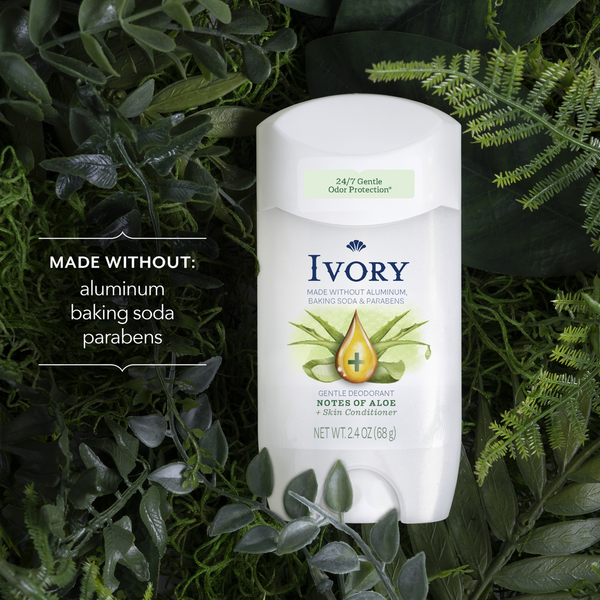 Ivory Gentle Deodorant, Hint of Aloe