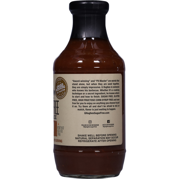 G Hughes Sugar Free Honey Flavored BBQ Sauce