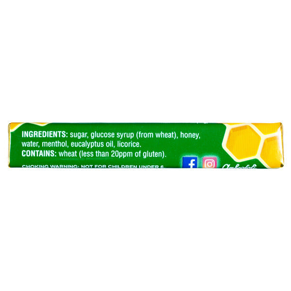 Honees Honey Menthol Eucalyptus Drops