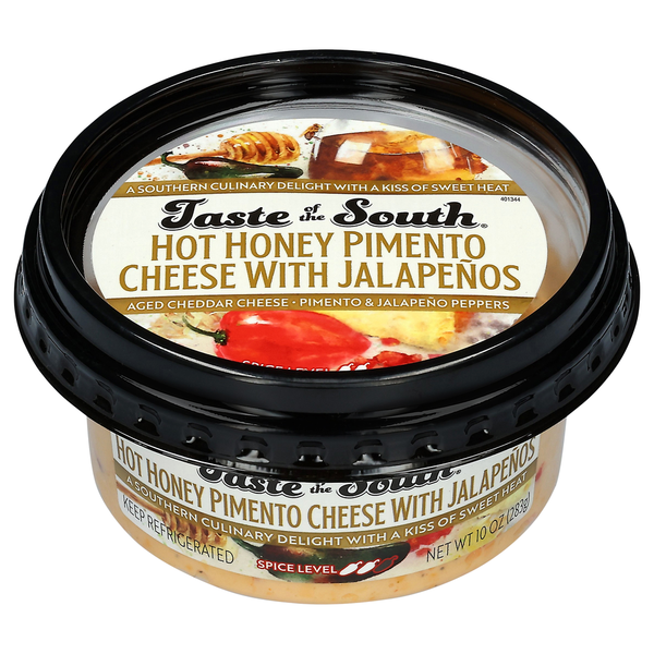 Taste of the South Hot Honey Pimento Cheese with Jalapenos