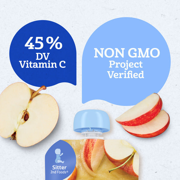 Gerber Stage 2 Baby Food Apple Puree Pouch