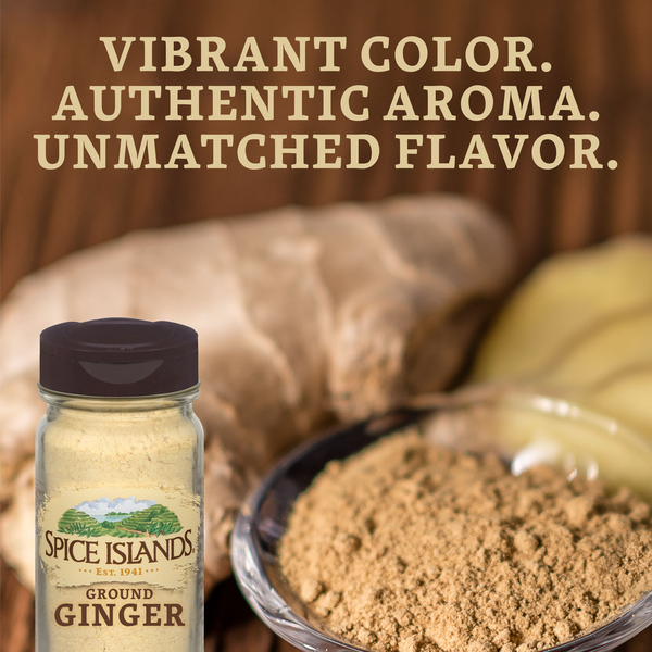 Spice Islands Ground Ginger, 1.9 OZ Jar