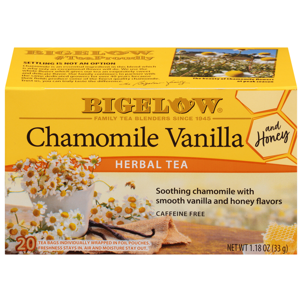Bigelow Herbal Tea Chamomile Vanilla and Honey Tea Bags