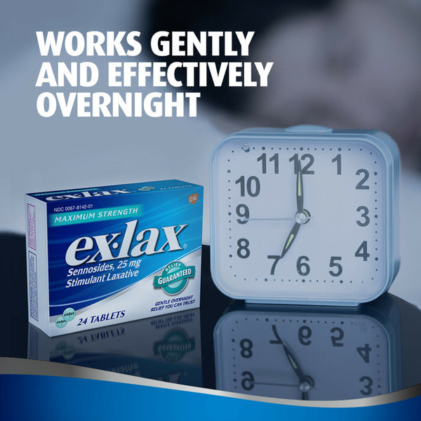GSK ex-lax Maximum Strength Stimulant Laxative Pills