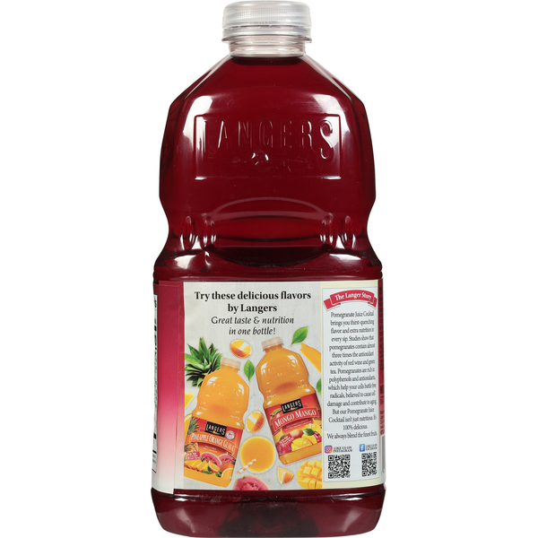 Langers Juice Cocktail, from Concentrate, Pomegranate
