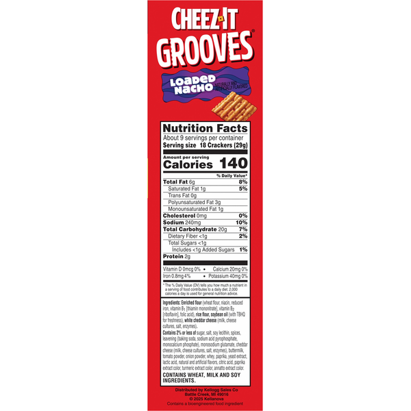Cheez-It Loaded Nacho Crunchy Snack Crackers