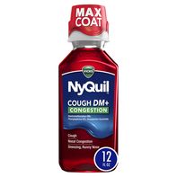 Vicks NyQuil Cough DM+ Congestion Nighttime Medici...
️