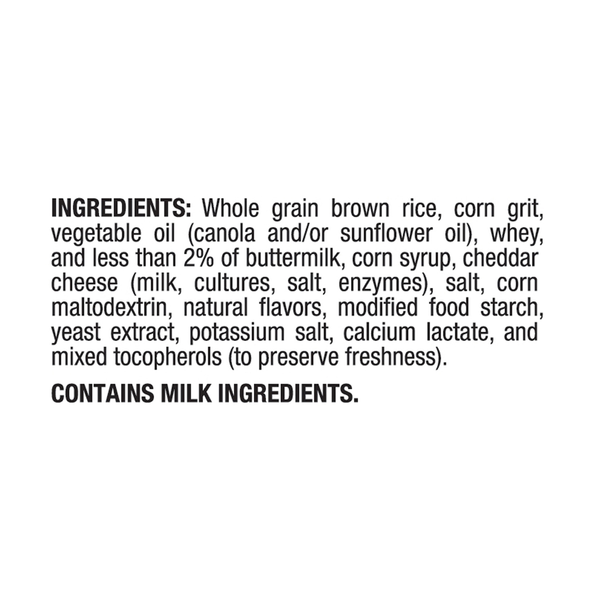Quaker Rice Cakes, White Cheddar