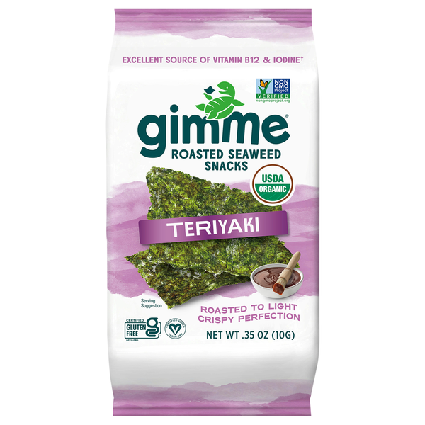 gimMe Roasted Teriyaki Seaweed Snacks