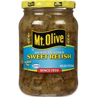 Mt. Olive Pickles, No Sugar Added, Sweet Relish️ DestGlow