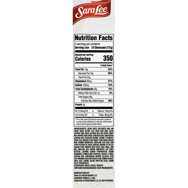 Sara Lee Cheesecake, Classic