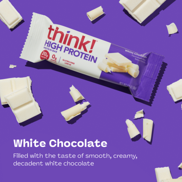 think! High Protein White Chocolate Bar