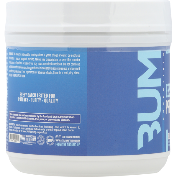 RAW Essential Blue Raspberry Pre-Workout