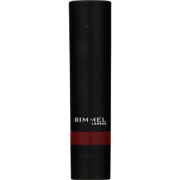 Rimmel London Lipstick, Lasting Finish, Matte, Crimson Desire, 560