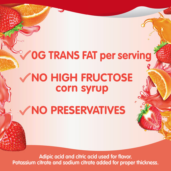 Snack Pack Strawberry and Orange Flavored Juicy Gels