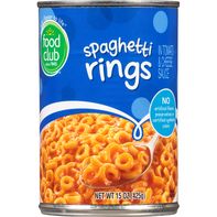 Food Club Spaghetti Rings, In Tomato & Cheese Sauc...
️