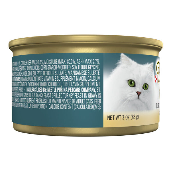 Purina Fancy Feast Grilled Turkey Feast in Gravy Wet Cat Food