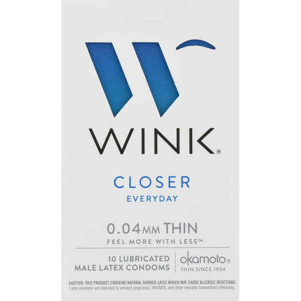 Wink Condoms, Closer Everyday, Thin