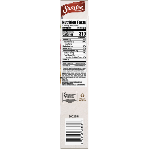 Sara Lee Cherry Pie