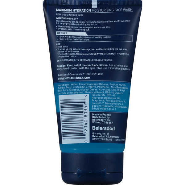 NIVEA Men Maximum Hydration Moisturizing Face Wash