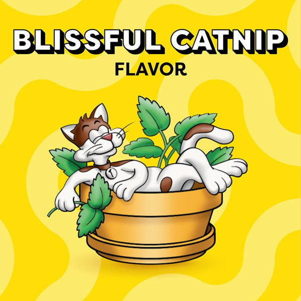 TEMPTATIONS Classic Crunchy and Soft Cat Treats Blissful Catnip Flavor DestGlow