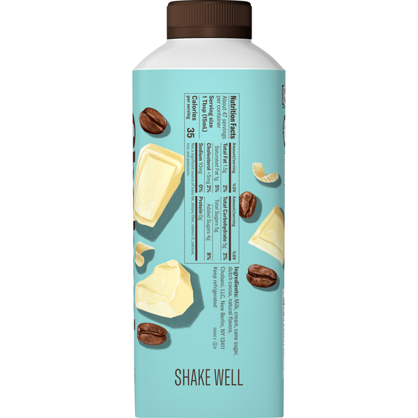 Chobani Coffee Creamer, with Real Cream, White Chocolate Mocha