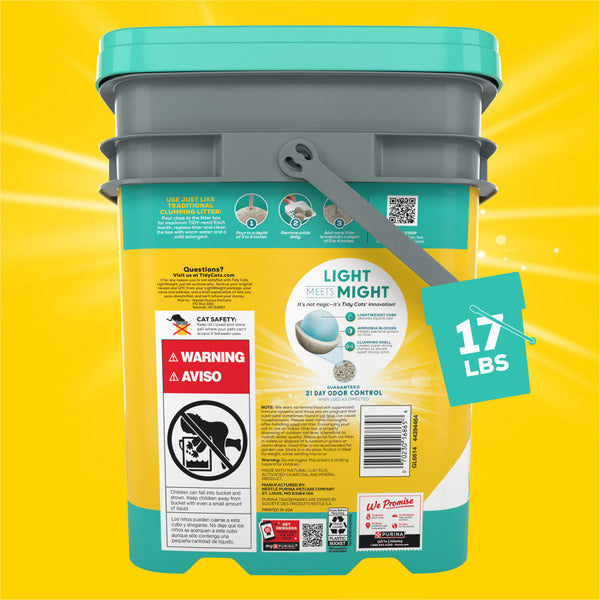 Purina Tidy Cats Low Dust, Clumping Cat Litter, LightWeight Free & Clean Unscented, Multi Cat
