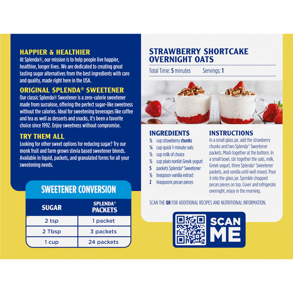 Splenda Zero Calorie Sweetener