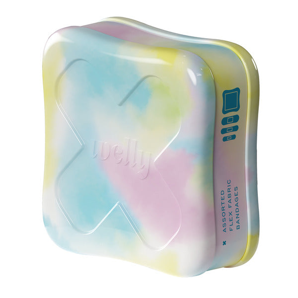 Welly Health Bravery Badges Colorwash - Assorted Flex Fabric Bandages
