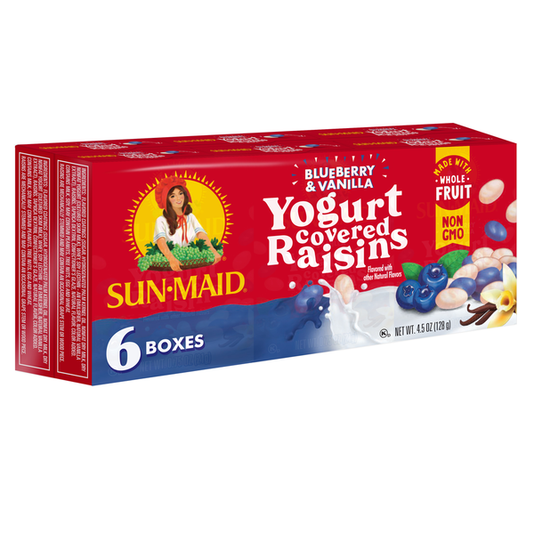 Sun-Maid Blueberry & Vanilla Yogurt Covered Raisins