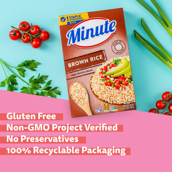 Minute Rice Instant Brown Rice, Gluten-Free