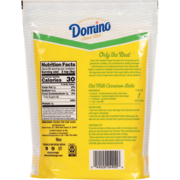 Domino Organic Raw Cane Sugar
