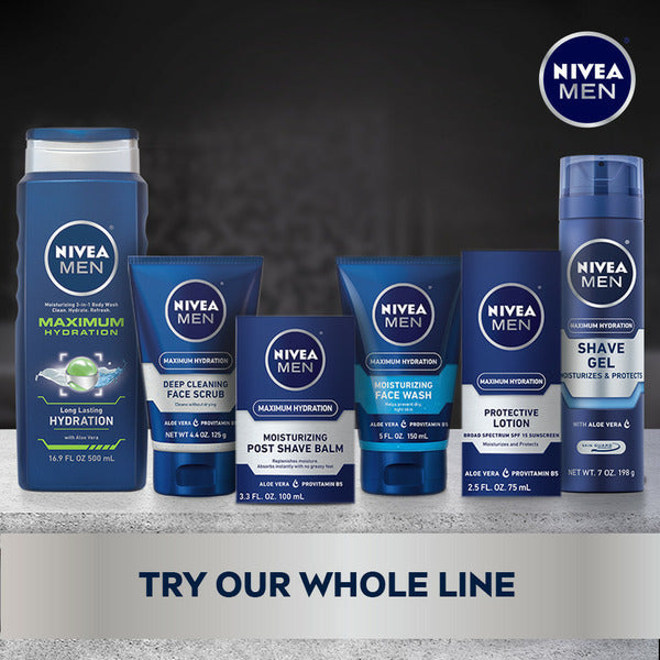 NIVEA Men Maximum Hydration Moisturizing Shaving Gel