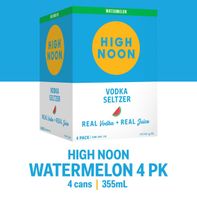 High Noon Watermelon Vodka Hard Seltzer Can 4 Pack️ DestGlow