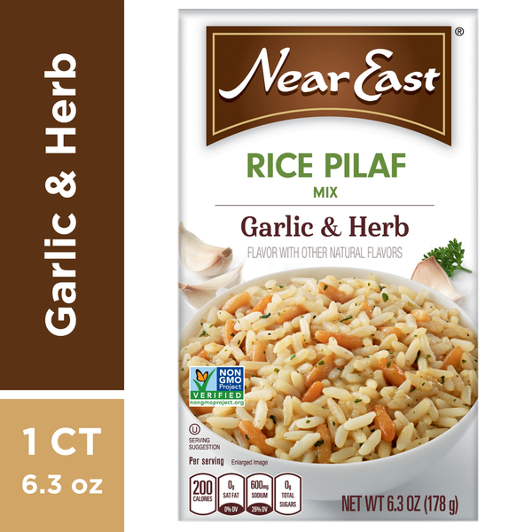 Near East Rice Pilaf Mix, Garlic & Herb