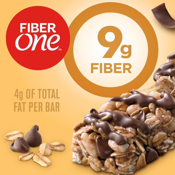 Fiber One Oats and Chocolate Chewy Bars Fiber Snacks