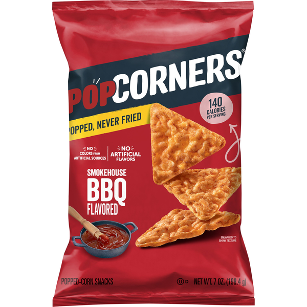 PopCorners Popped Corn Snacks Smokehouse BBQ