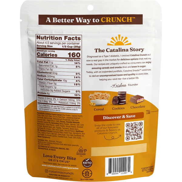 Catalina Crunch Protein Honey Mustard Snack Mix