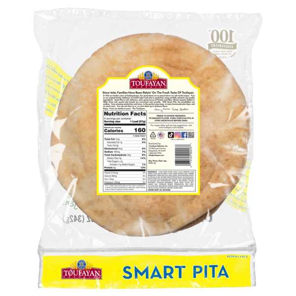 Toufayan Bakeries Smart Pita Bread
