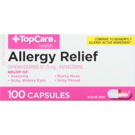 TopCare Allergy Relief, 25 mg, Capsules️