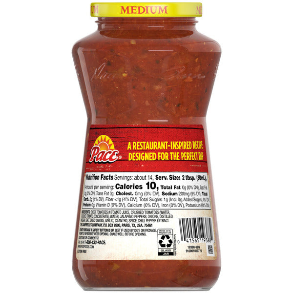Pace Restaurant Style Salsa, Medium
