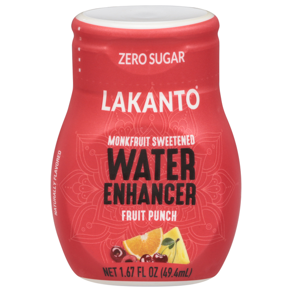 Lakanto Water Enhancer, Zero Sugar, Fruit Punch