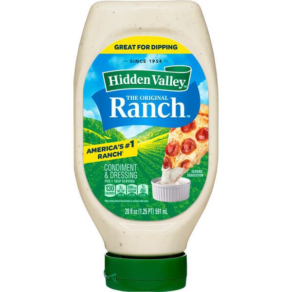 Hidden Valley Easy Squeeze Original Ranch Salad Dressing & Topping