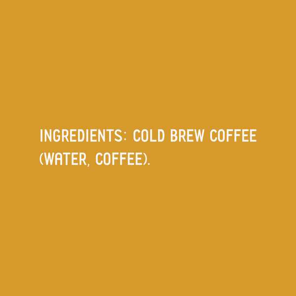 La Colombe Cold Brew Light Roast Black & Unsweet Coffee