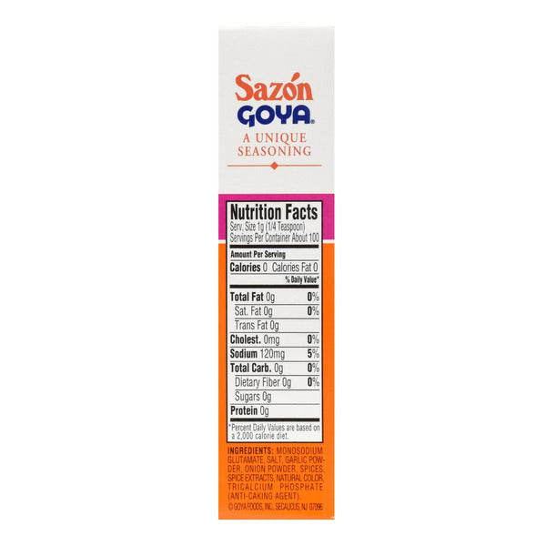 Goya Sazón Seasoning, without Annatto
