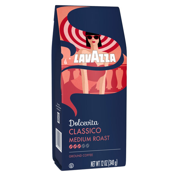 Lavazza Dolcevita Classico Medium Roast Ground Coffee